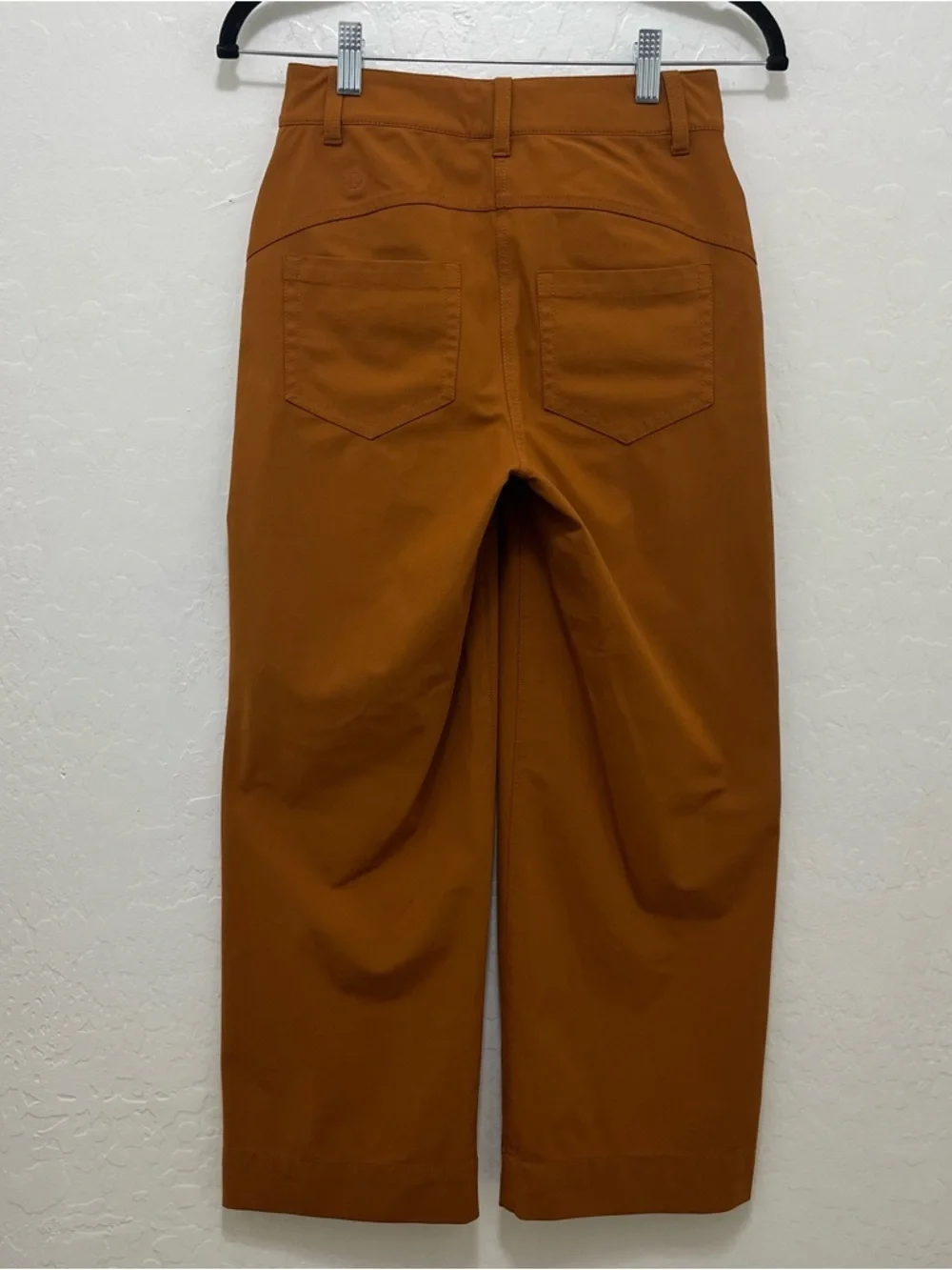 Lululemon City Sleek Wide Leg Cropped Pant Sz 24 Brown
